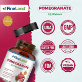 FineLand Pomegranate Extract bottle with measuring spoon