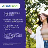 FineLand Wild Blueberry Extract Capsules side view