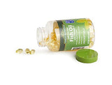 Finest Nutrition Fish Oil Softgels displayed with a meal