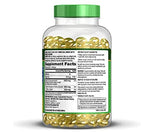 Finest Nutrition Fish Oil Softgels side view showing softgel size