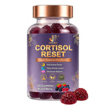 fiocko Cortisol Supplements for Women mixed berry gummies front view