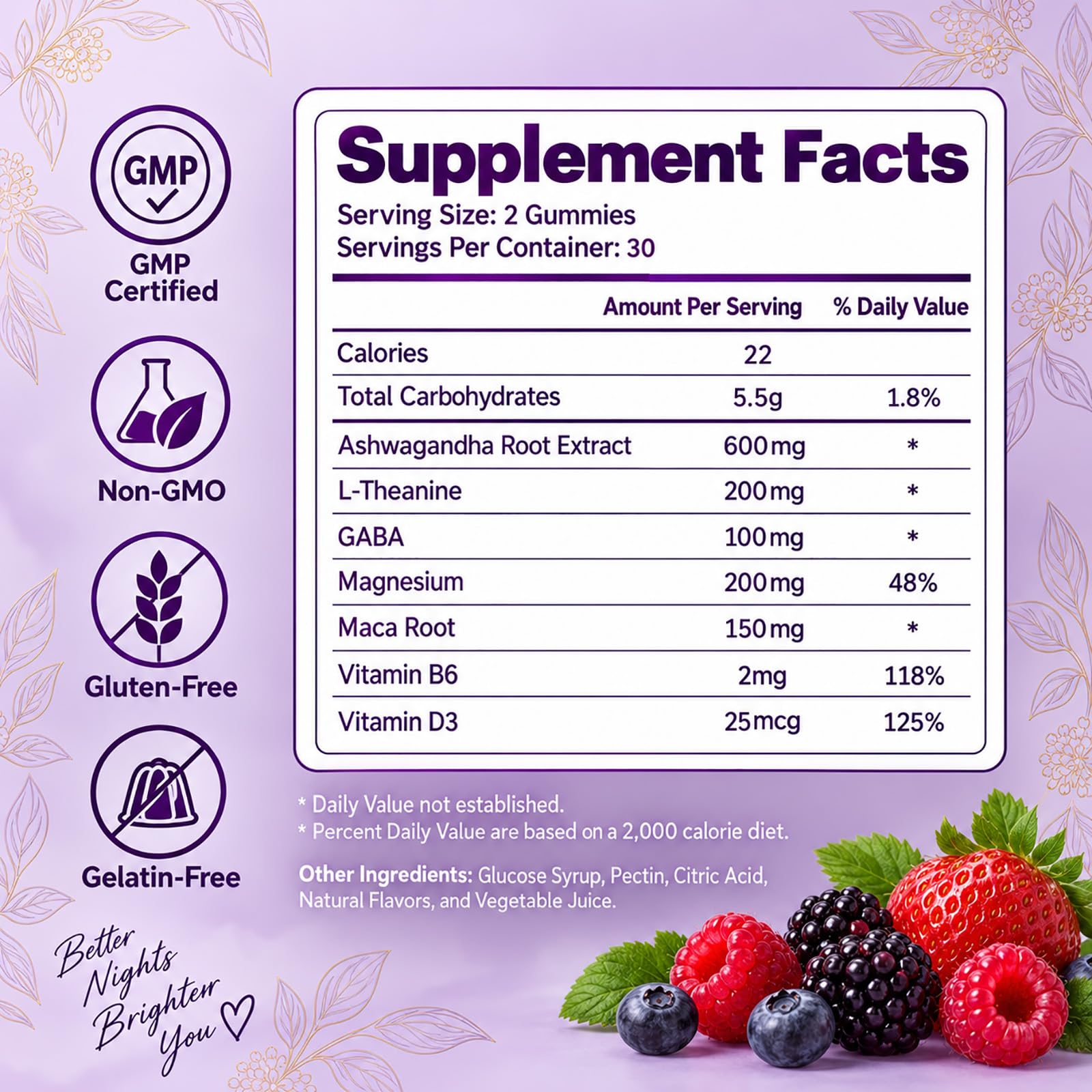 fiocko Cortisol Supplements for Women mixed berry gummies lifestyle scene