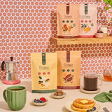 Fiome Dietary Fibre Supplement Bites displayed with a spoon