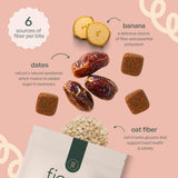 Fiome Dietary Fibre Supplement packaging with a measuring spoon