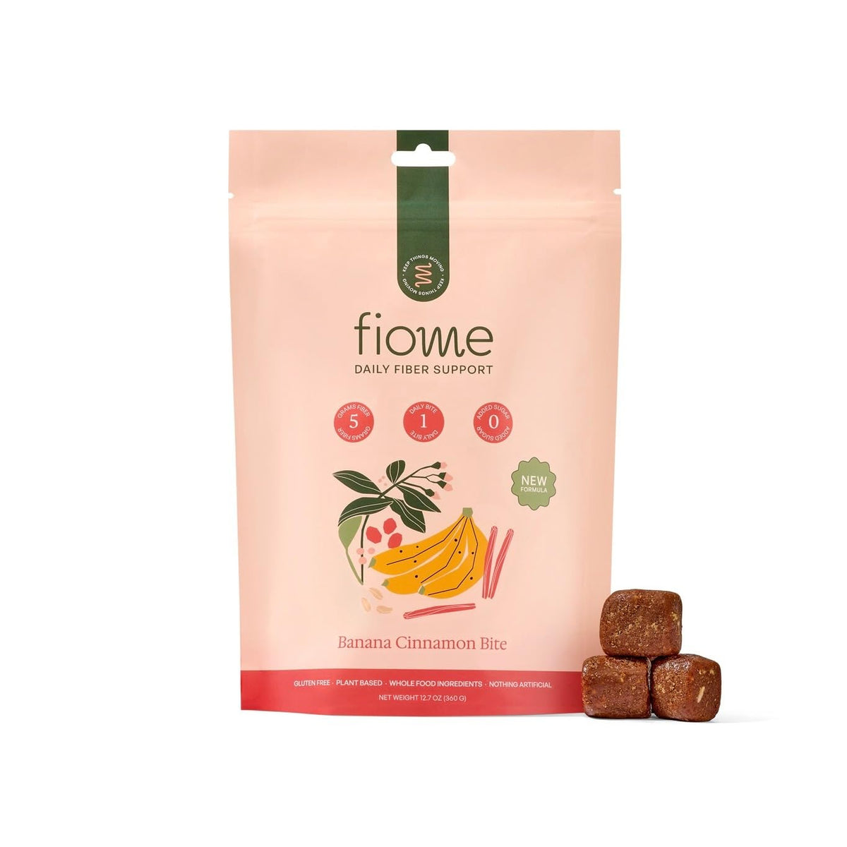 Fiome Dietary Fibre Supplement pouch front view