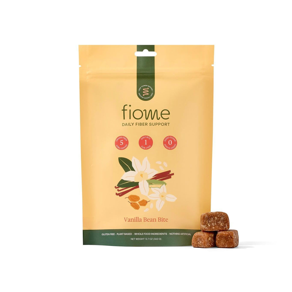 Fiome Dietary Fibre Supplement pouch front view