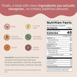 Fiome Dietary Fibre Supplement whole food bites on a plate