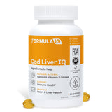 FIQ Cod Liver Oil Softgels 1000mg front view