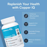 FIQ Copper IQ Supplement side view with label