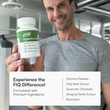 FIQ Histamine IQ Multi-Enzymes 300mg capsules on a white background