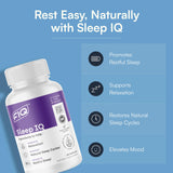 FIQ Sleep IQ Sleep Aid 60 Capsules back view