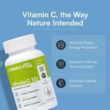 FIQ Whole C IQ Vitamin C Supplement 90 Capsules side view