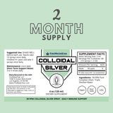 FIREWATERSTAR Colloidal Silver Spray 50 ppm bottle side view
