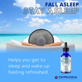 FIREWATERSTAR Liquid Melatonin Drops 2oz bottle with dropper
