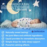 FIREWATERSTAR Liquid Melatonin Drops ingredients list