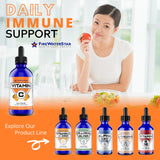 FIREWATERSTAR Liquid Vitamin C Drops close-up of dropper