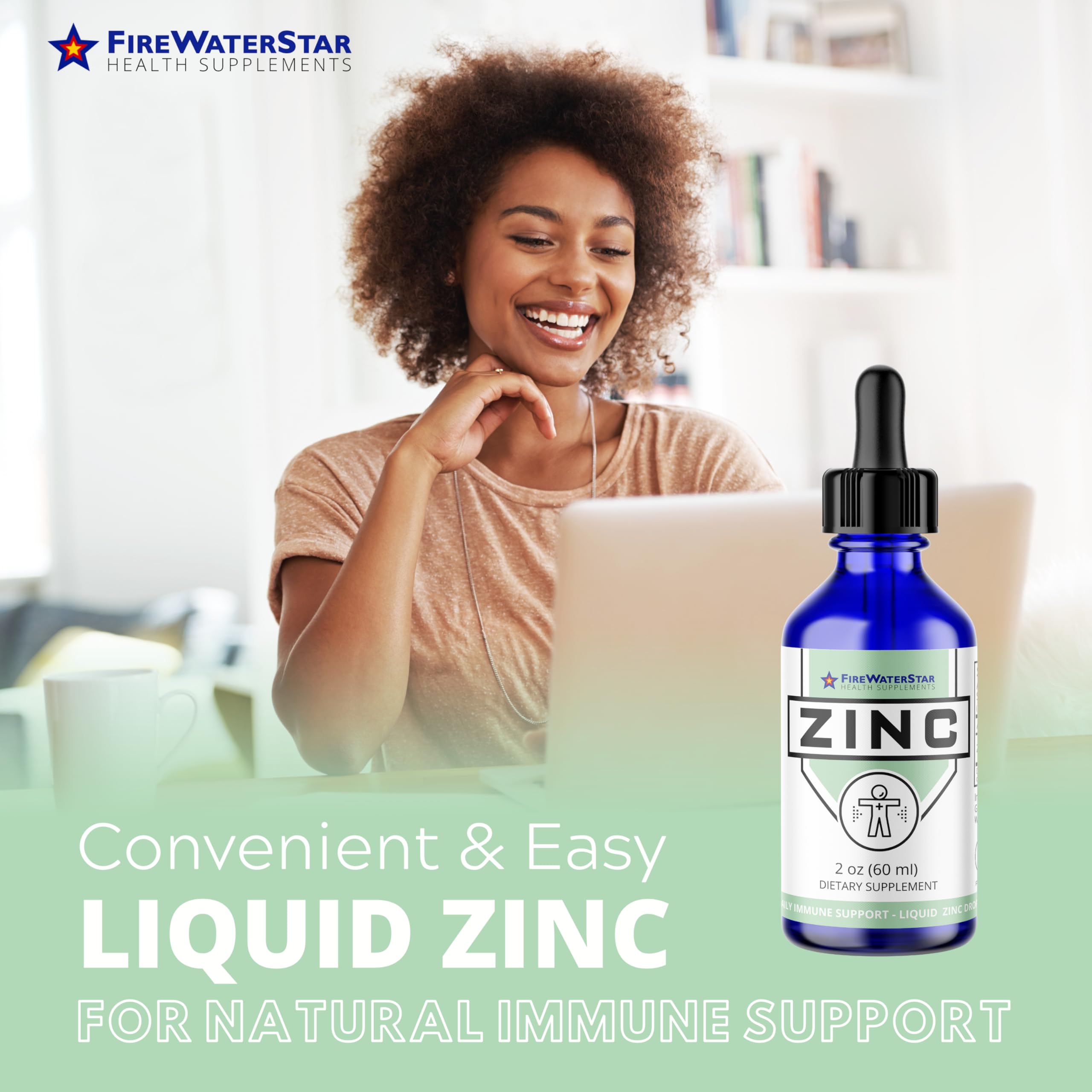FIREWATERSTAR Liquid Zinc Supplement ingredients list