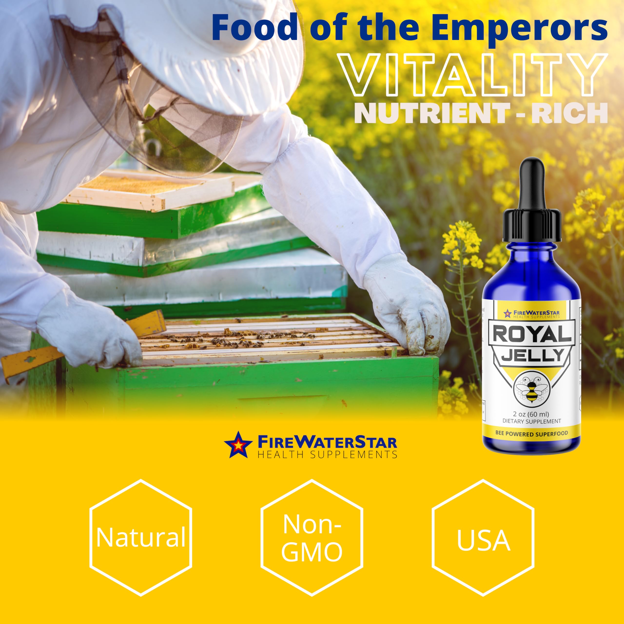 FIREWATERSTAR Royal Jelly 300g ingredients list