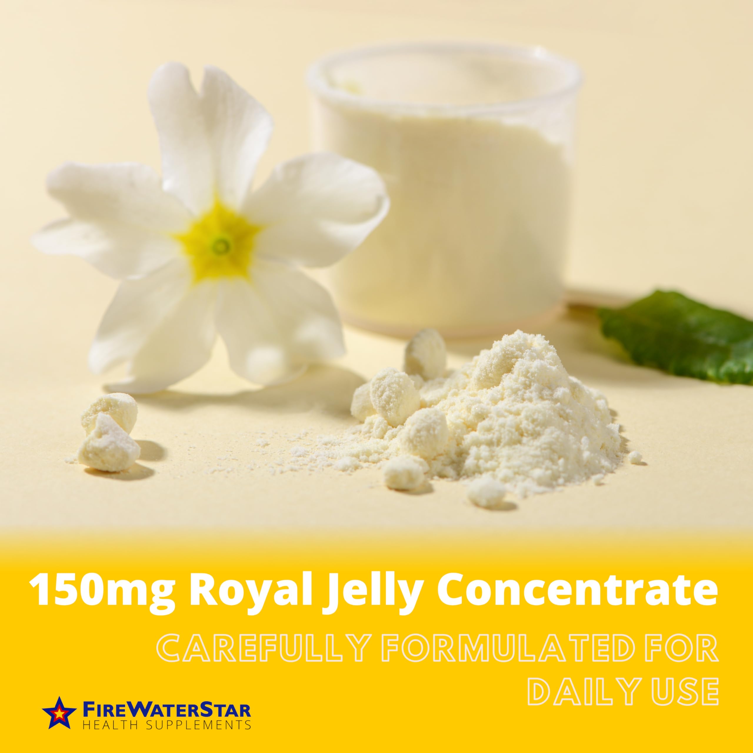 FIREWATERSTAR Royal Jelly 300g packaging details