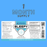 FIREWATERSTAR Sleepy Blend Capsules on a wooden table