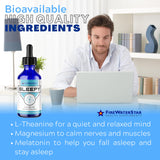 FIREWATERSTAR Sleepy Blend Capsules open bottle with capsules
