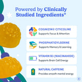 FIRST DAY Choline Gummies with a measuring spoon