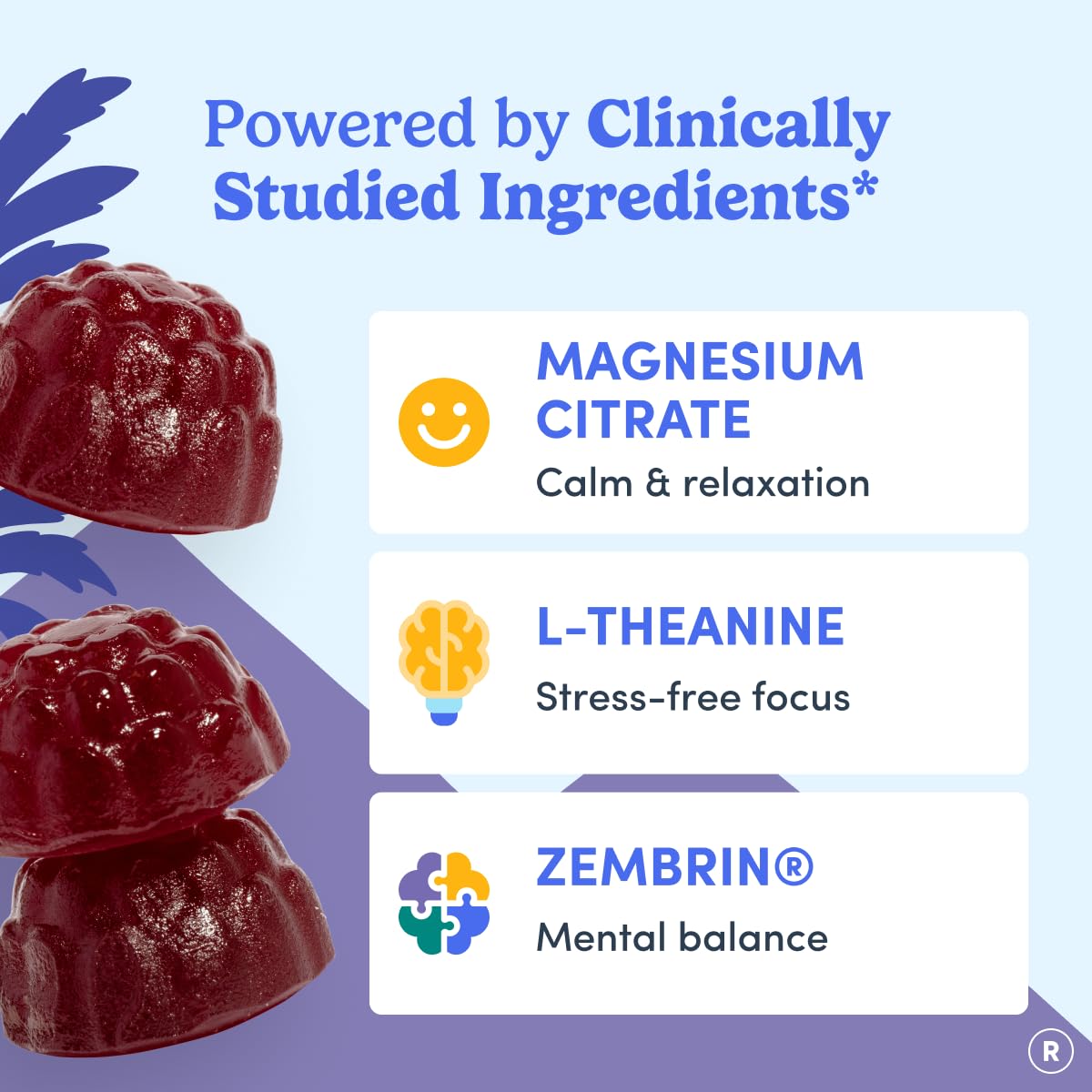 FIRST DAY Magnesium Gummies displayed with a glass of water