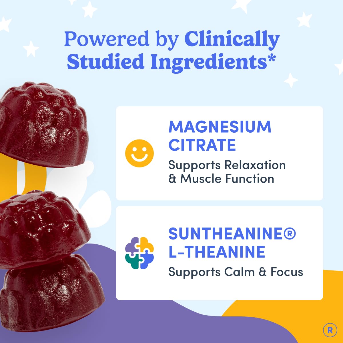 FIRST DAY Magnesium Gummies for Kids 150g ingredients list