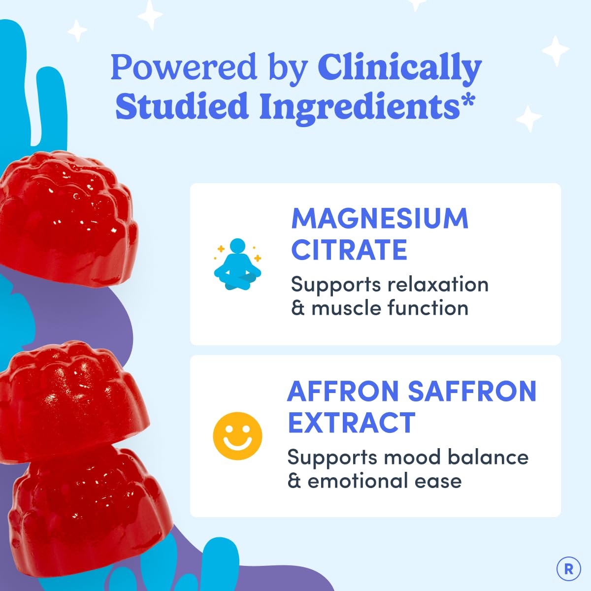 FIRST DAY Magnesium Gummies for Teens on a table