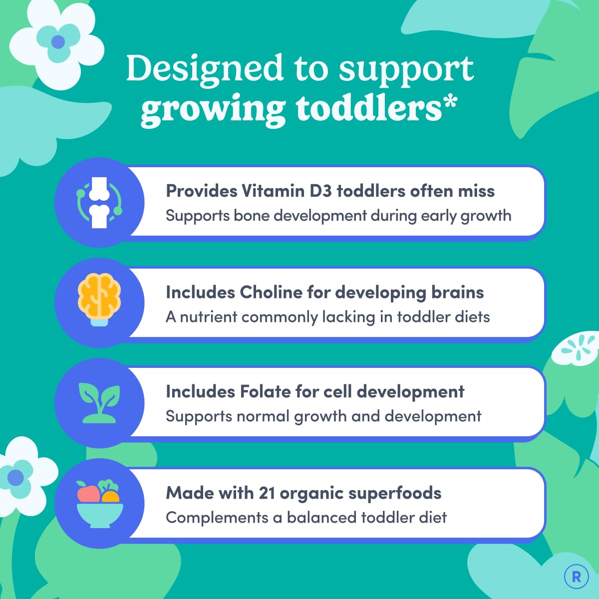 FIRST DAY Toddler Multivitamin Gummies ingredients list
