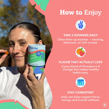 FIRST DAY Women's Multivitamin Gummies in a bowl