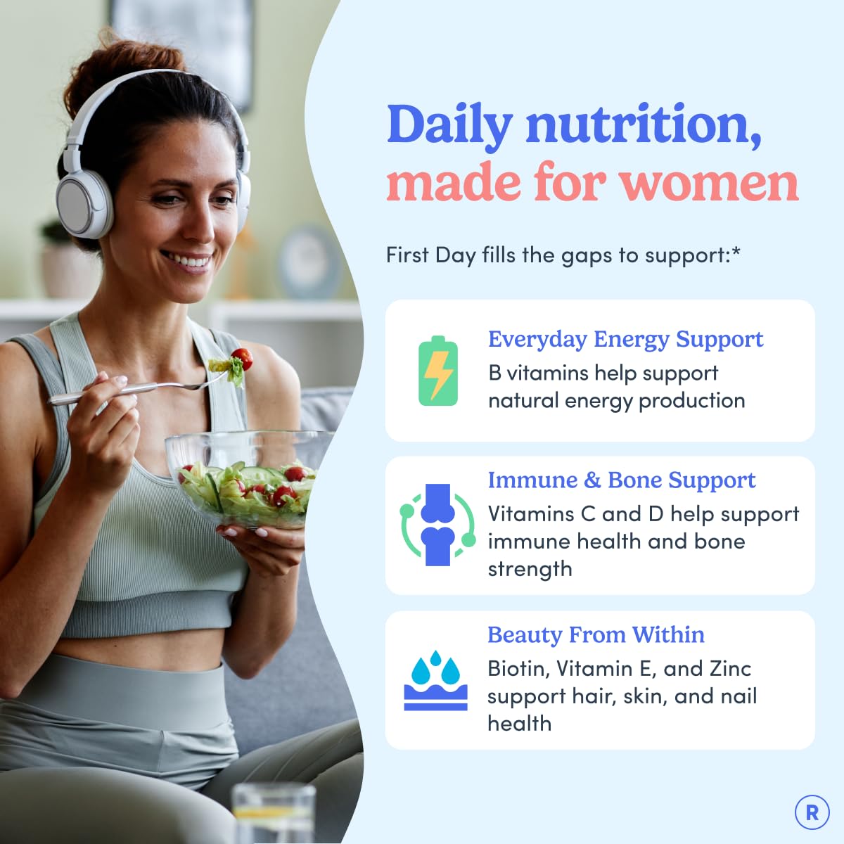 FIRST DAY Women's Multivitamin Gummies packaging