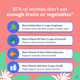 FIRST DAY Women's Multivitamin Gummies with organic fruits