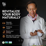 First Light Beef Liver Capsules lifestyle scene with supplements