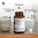 First Light Beef Liver Capsules opened bottle showing capsules
