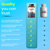 FIRSTORGANIC Men's Everyday Wellness Blend 120 Capsules packaging details