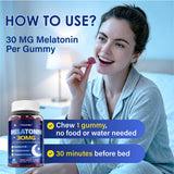 Fissuraty Melatonin Gummies 30mg displayed with other supplements