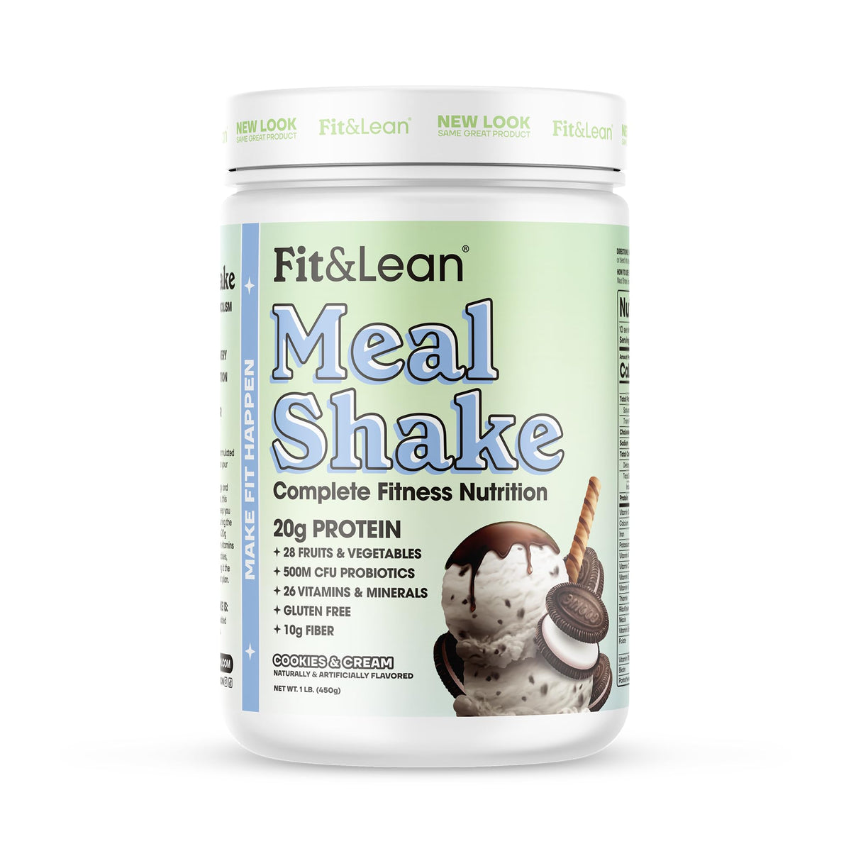 Fit & Lean Meal Replacement Shake front view packaging