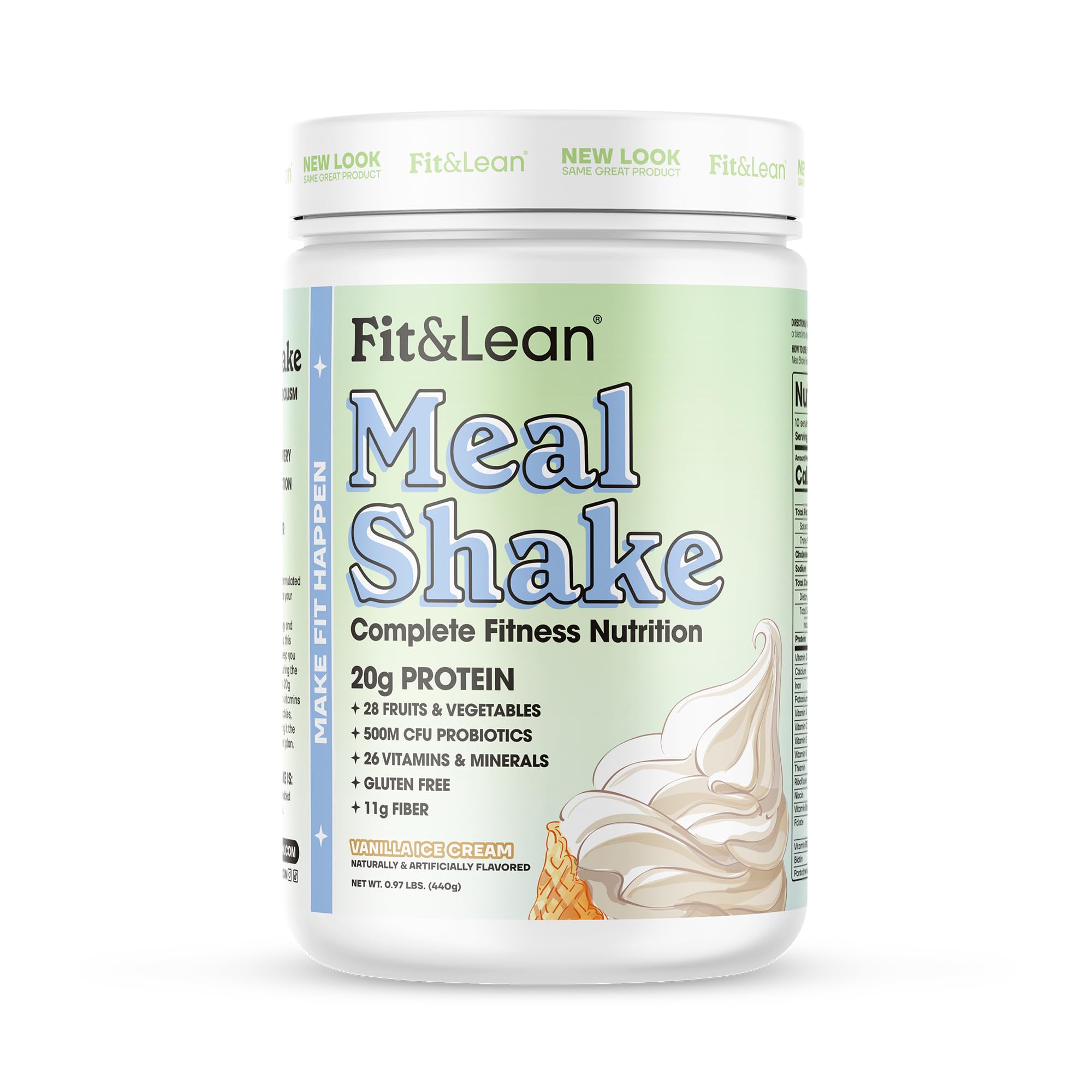 Fit & Lean Meal Replacement Shake front view packaging