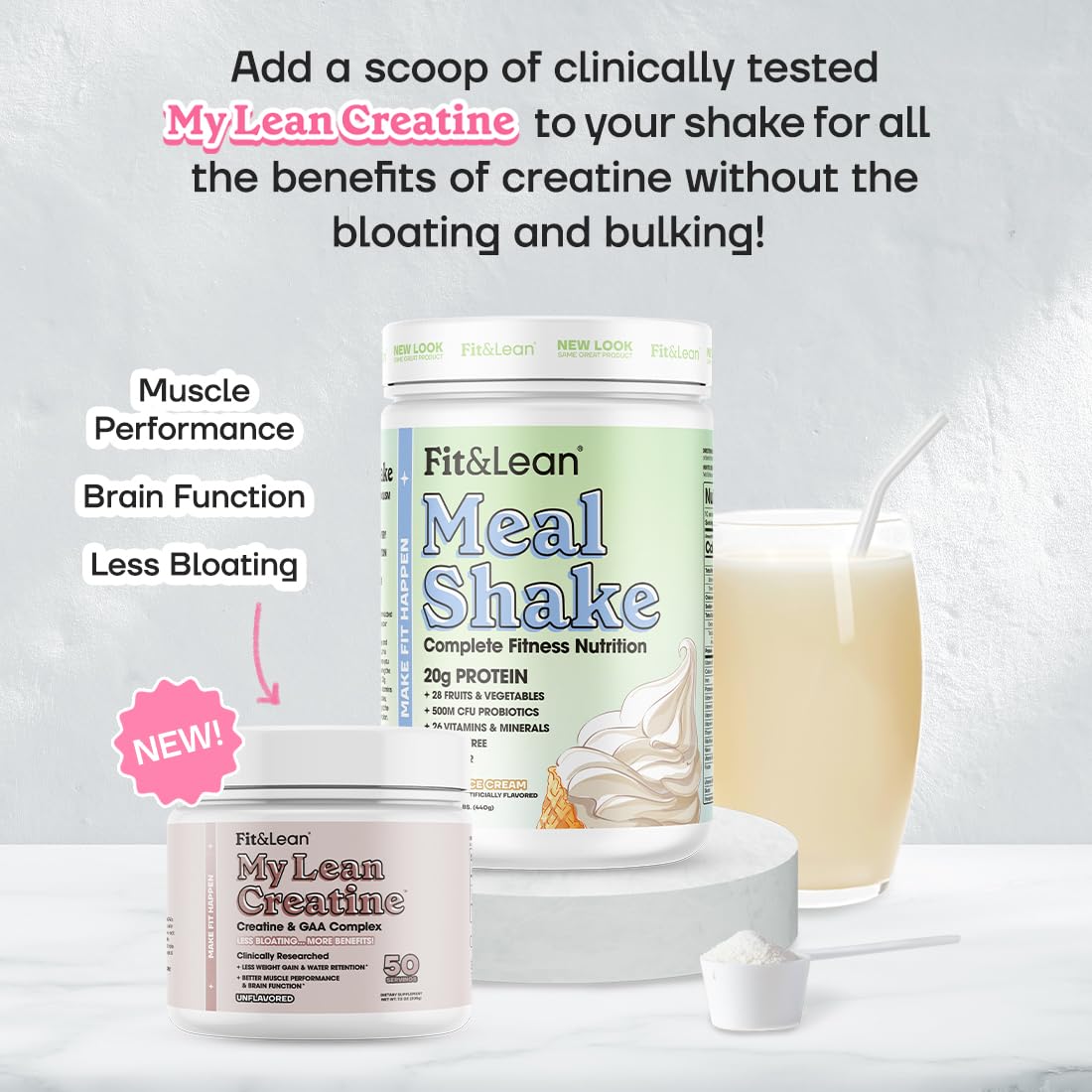 Fit & Lean Meal Replacement Shake ingredients list