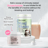 Fit & Lean Meal Replacement Shake lifestyle scene with fruits
