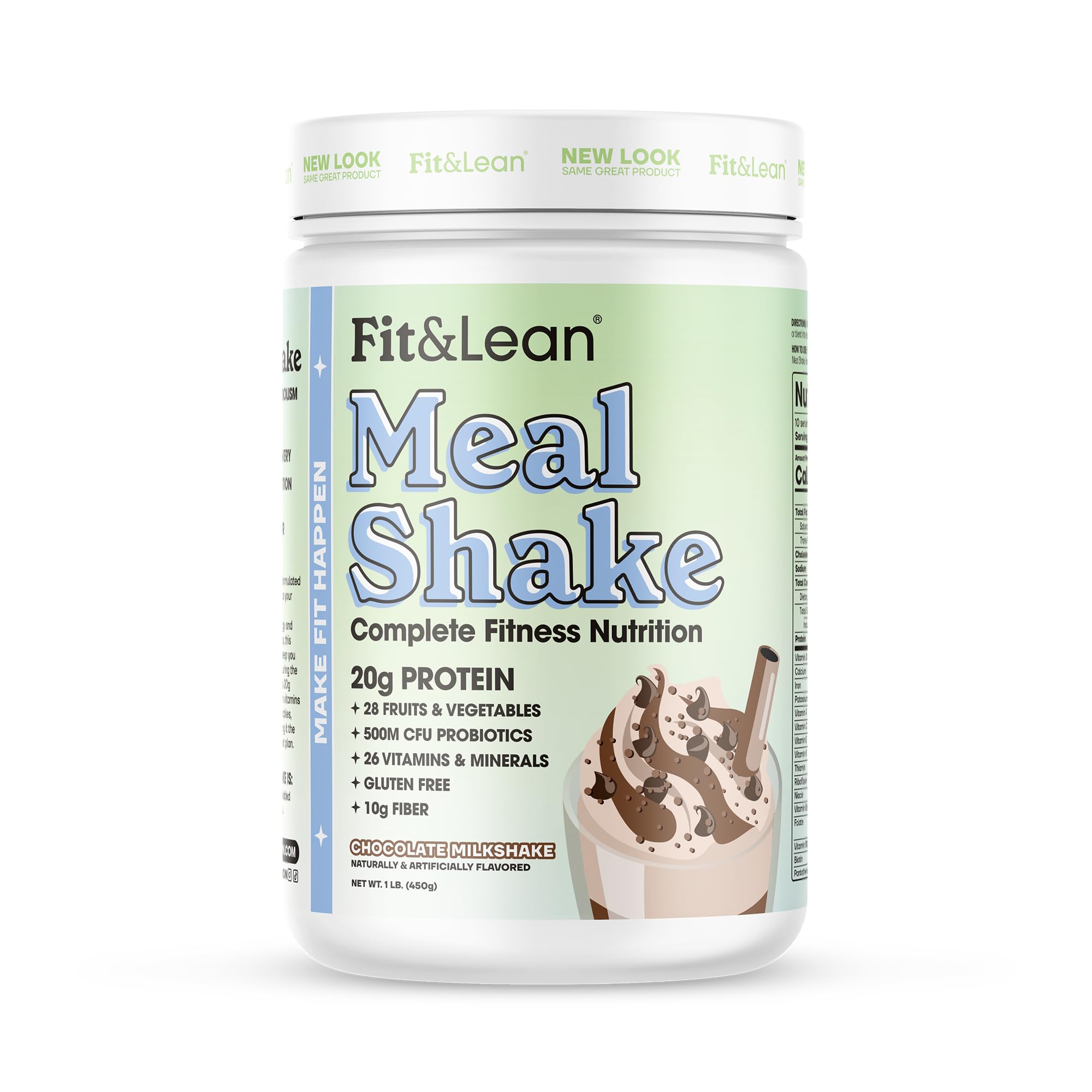 Fit & Lean Meal Replacement Shake packaging front view