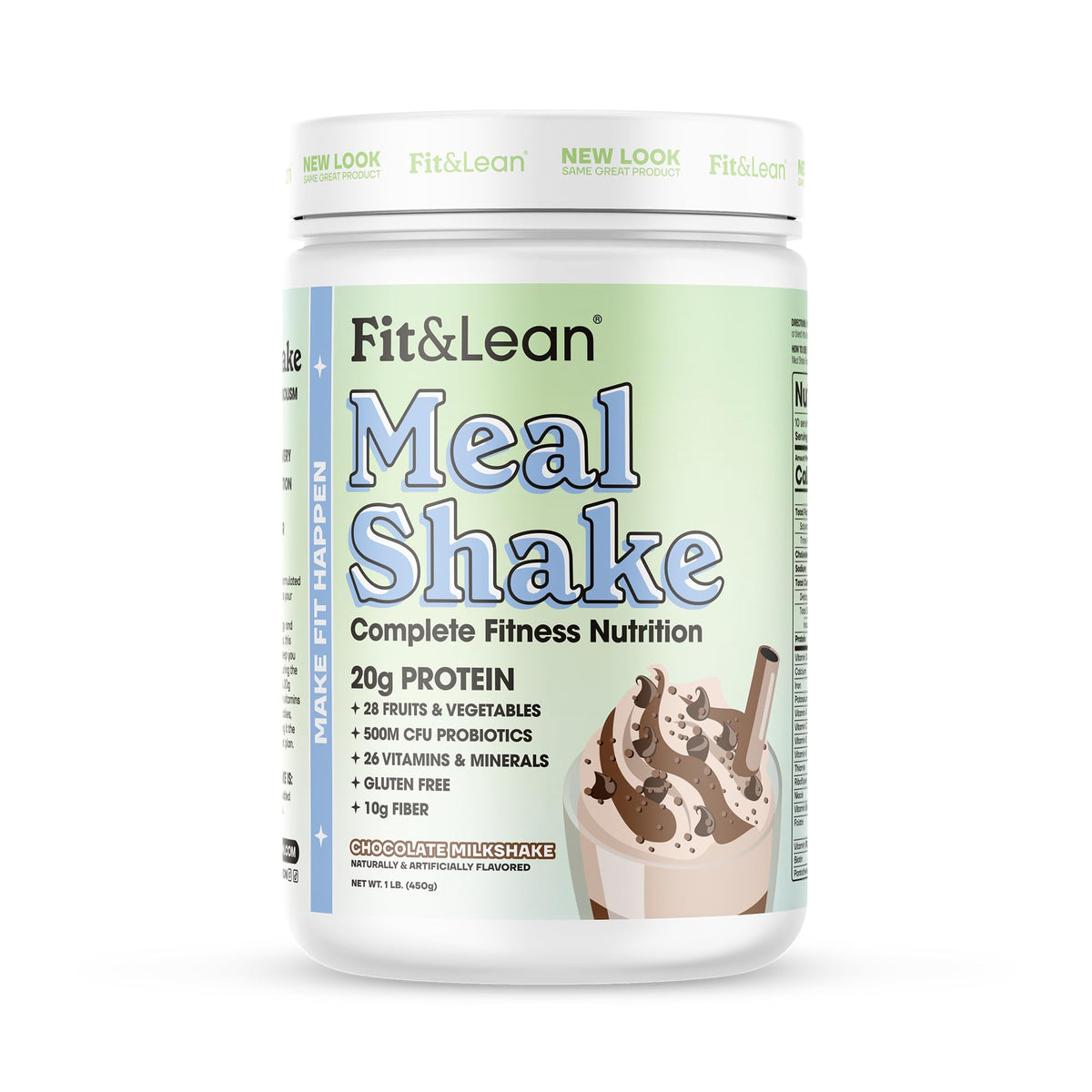 Fit & Lean Meal Replacement Shake packaging front view