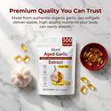 FITactic Elare Aged Garlic Extract softgels close-up