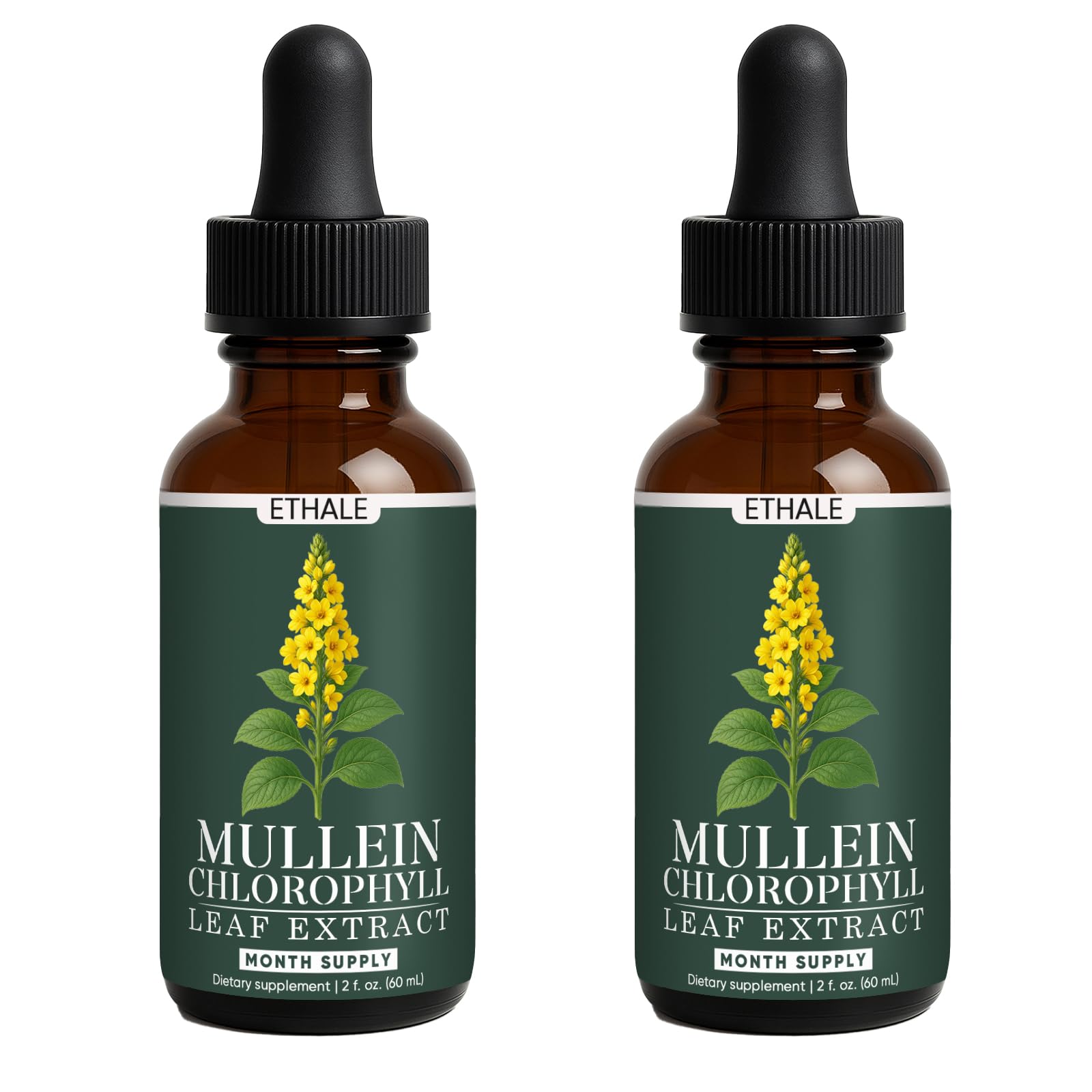 FITactic Mullein Drops for Lungs 281g front view