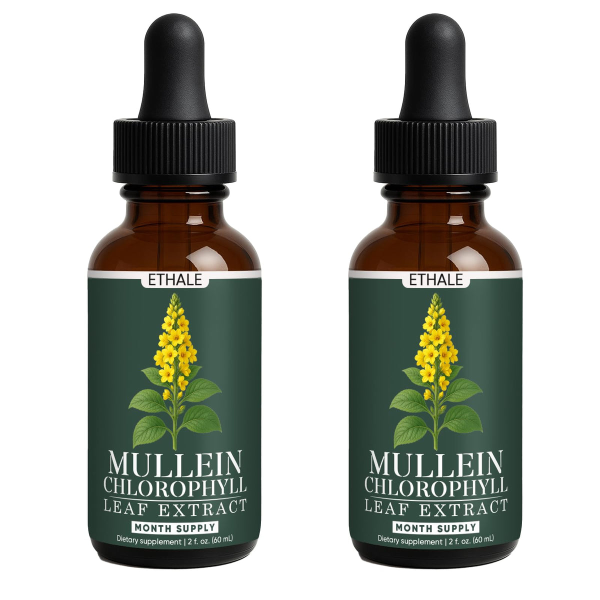 FITactic Mullein Drops for Lungs 281g front view