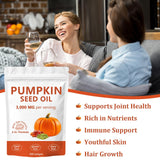FITactic Pumpkin Seed Oil Capsules close-up of softgel