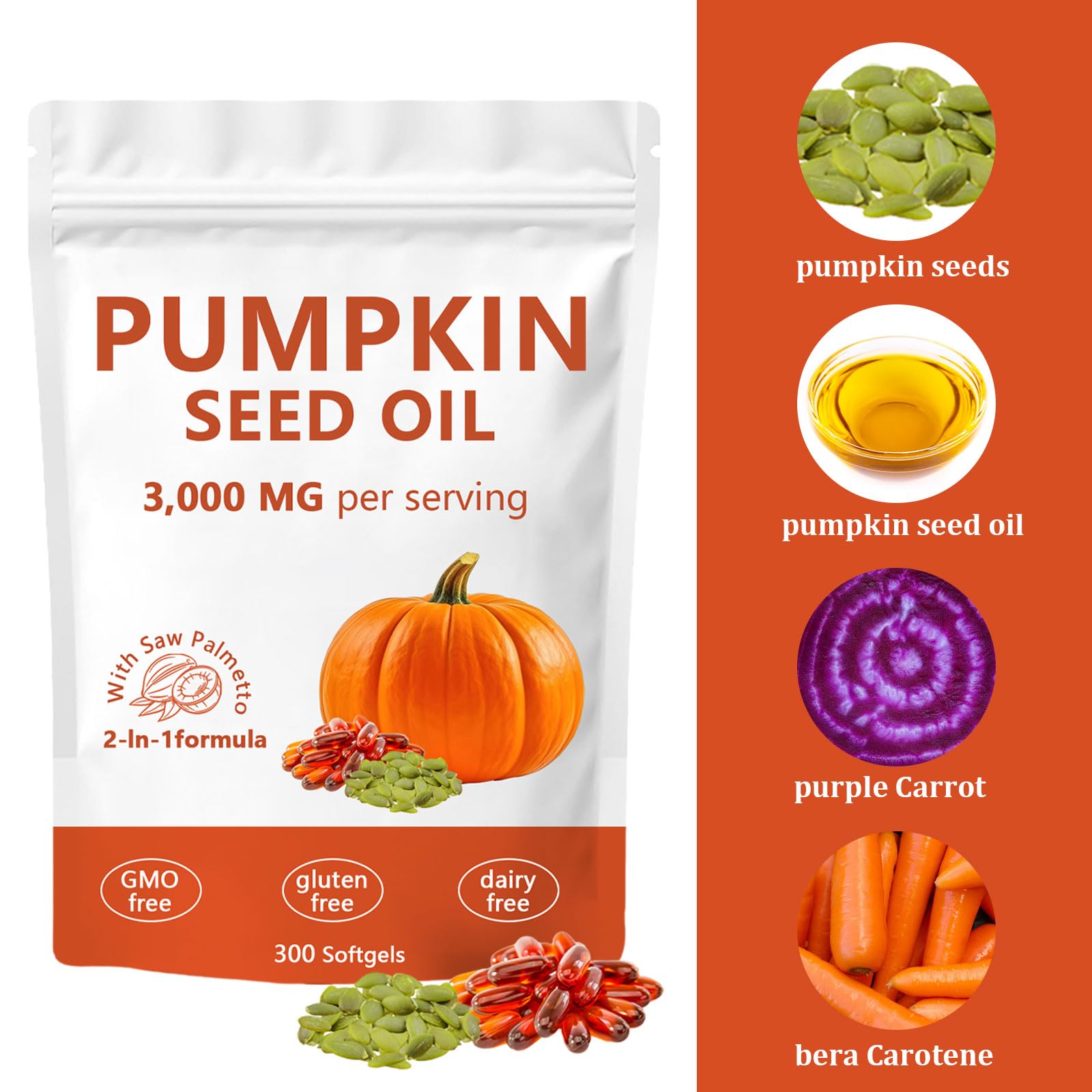 FITactic Pumpkin Seed Oil Capsules lifestyle scene on a kitchen counter