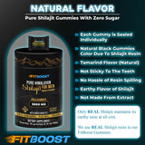 FITBOOST Pure Himalayan Shilajit Gummies in a fitness setting