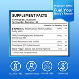 Fitfido 5-in-1 NAD+ Precursor Complex with a measuring spoon